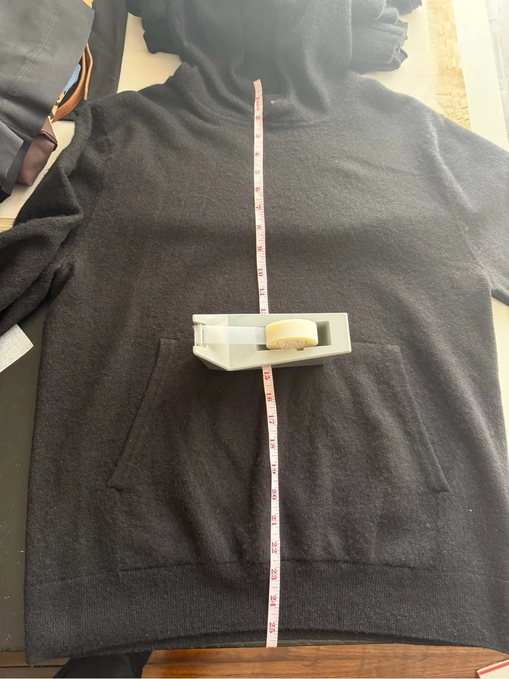 Banana Republic Cashmere Hoodie in black